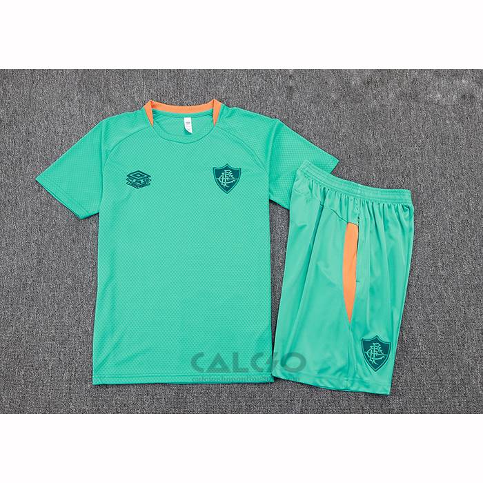 Tuta da Track Fluminense Manica Corta 2025-2026 Verde - Pantaloncini